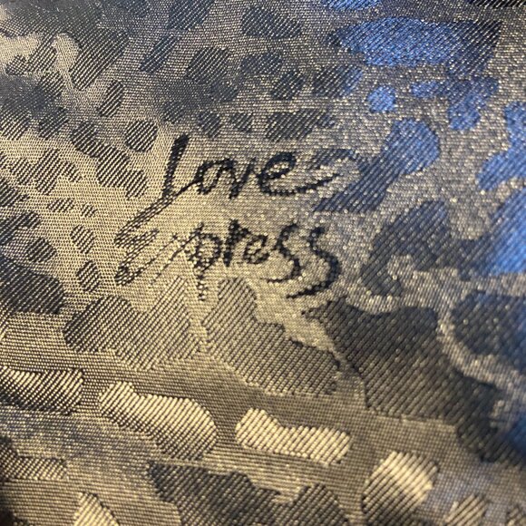 **Express** Women's Wool Blend Houndstooth Black White Double Breasted Peacoat M - Picture 10 of 11